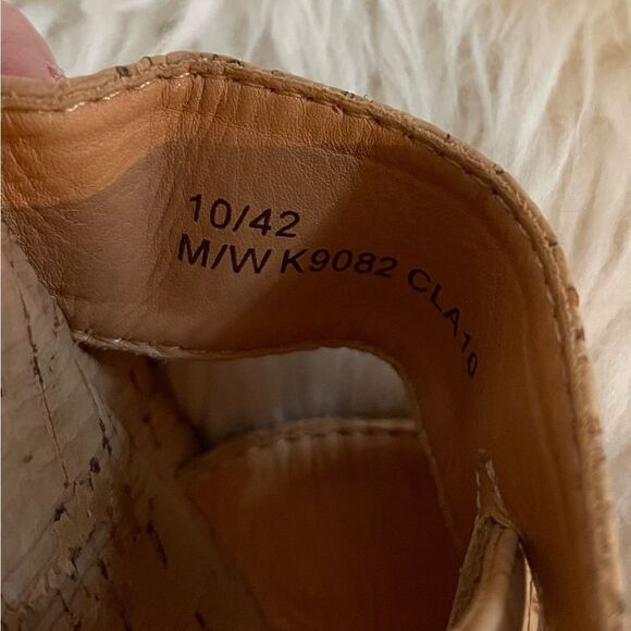 Kork-Ease Cork Platform Wedge Sandals 10/42 - Picture 4 of 8